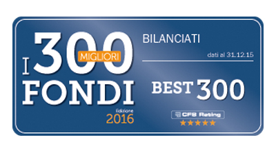 Premio Best Fund di CFS Rating 2016 - Bilanciati