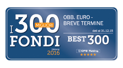 Premio Best Fund di CFS Rating 2016 - Obbligazionari Euro - Corporate