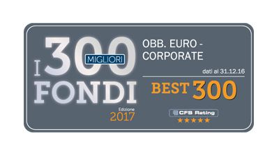 Best Fund 2017 selezionato da CFS Rating - Obbligazionari Euro - Corporate