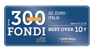 Premio Best Fund di CFS Rating 2016 - Azionari Euro - Italia