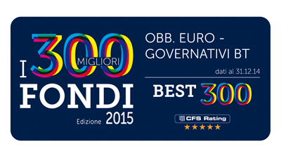 Premio Best Fund di CFS Rating 2015 - Obbligazionari Euro