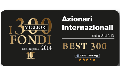 Premio Best Fund di CFS Rating 2014 - Azionari Internazionali