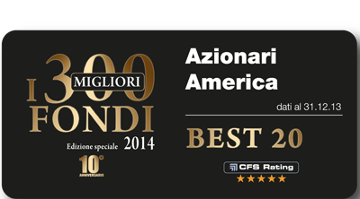 Premio Best Fund di CFS Rating 2014 - Azionari America