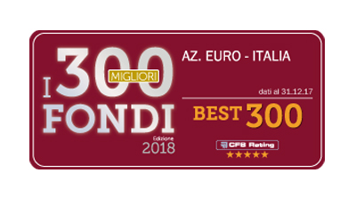 Best Fund 2018 selezionato da CFS Rating - Azionari Euro Italia